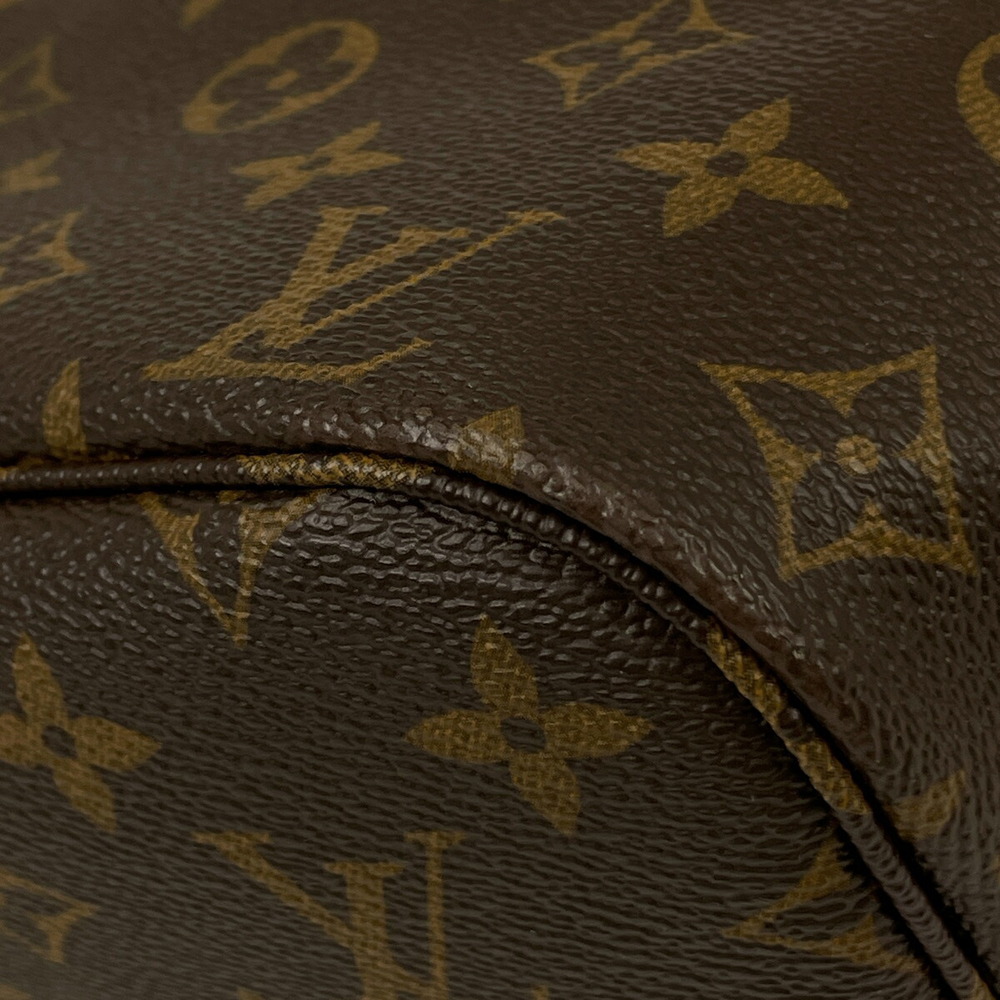 Louis Vuitton Neverfull Shoulder Bag Shopping Tote Monogram Brown - Picture 3 of 10